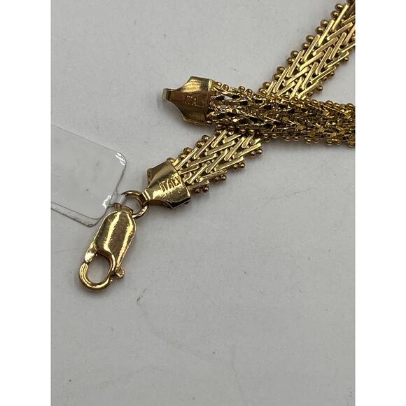 Italy Vermeil Sterling Silver .925 Gold Plated Signed Italy Bracelet - Picture 12 of 12